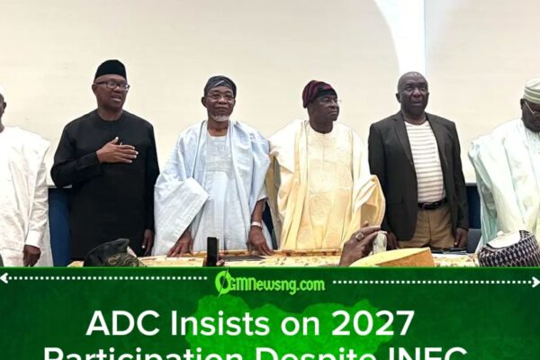 ADC Vows to Contest 2027 Election Despite INEC Dispute, Warns Against One-Party State