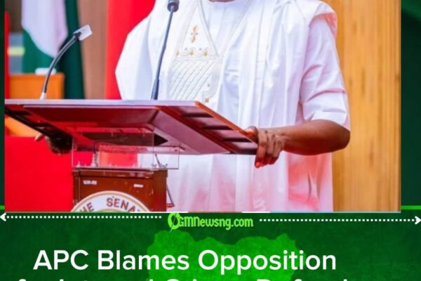 Opposition Crisis Self-Inflicted, APC Tells ADC as Tinubu’s Government Defends Democratic Record