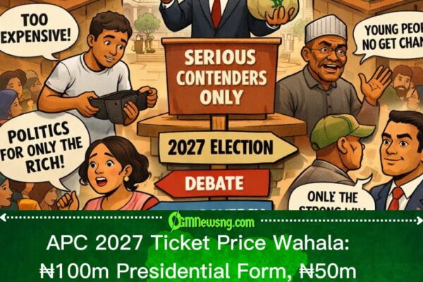 APC 2027 Election Shock: Party Set ₦100m Presidential Form, ₦50m Governorship Fee Sparks Nationwide Debate