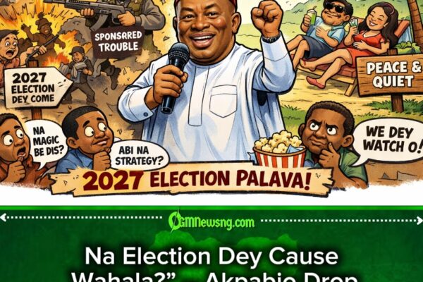 Senate President, Godswill Akpabio Talk Say 2027 Election Na Him Dey Cause Insecurity – “After Vote, Bomb Go Rest”