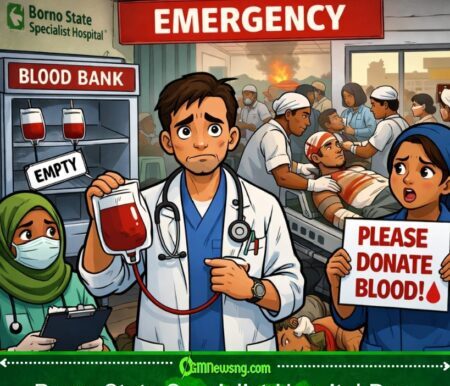 Borno State Specialist Hospital Dey Face Serious Blood Shortage After Deadly Gubio Airstrike Wey Kill Over 30 People