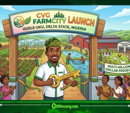 CVG FarmCity Don Land!” – CVG Launch Big Agricultural Project for Issele-Uku, Investors Dey Rush Grab Land