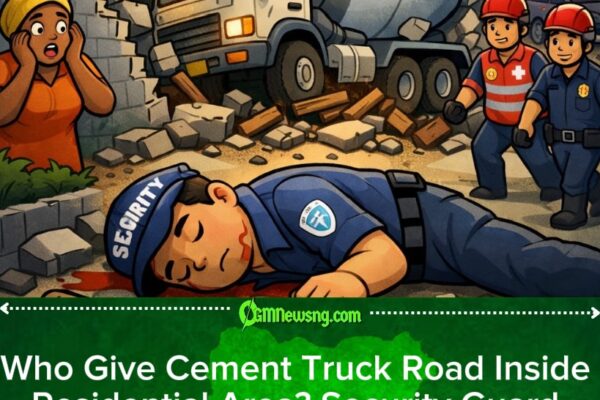 Cement Truck Crush Security Guard To Death As E Crash House For Ogijo, Ogun State