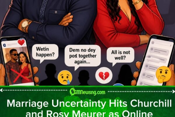 Churchill and Rosy Meurer Marriage Don Enter Wahala as Break-Up Rumours Spread – Fans Dey Confused
