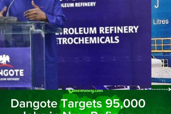 Dangote Refinery Expansion to Create 95,000 Jobs as Capacity Targets Global Leadership