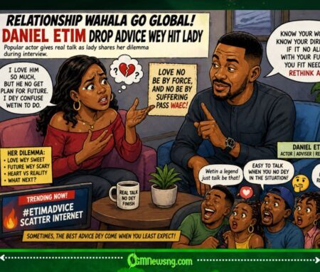 Daniel Etim Advice Scatter Internet as Lady Share Relationship Wahala for Interview