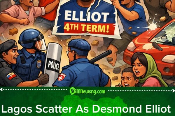 Desmond Elliot Fourth-Term Bid Don Turn Lagos Streets to War Zone!
