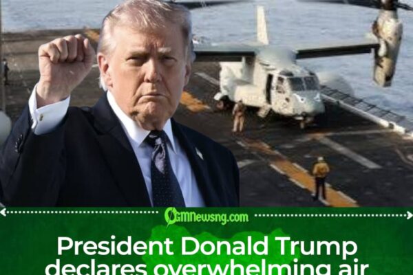 President Donald Trump announces ‘overwhelming’ US air superiority in Iran conflict