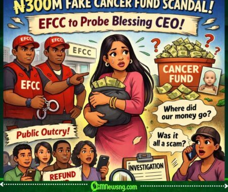 EFCC don dey push to arrest Blessing CEO over alleged ₦300m fake cancer fundraising scam