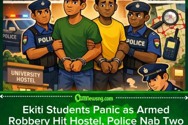 Ekiti University Hostel Armed Robbery: Police Arrest 2 Suspects As Security Tight Tight for Campus Area