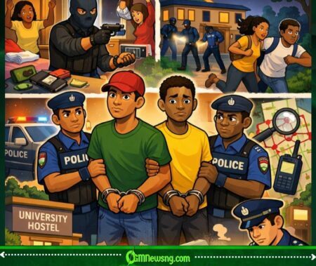 Ekiti University Hostel Armed Robbery: Police Arrest 2 Suspects As Security Tight Tight for Campus Area