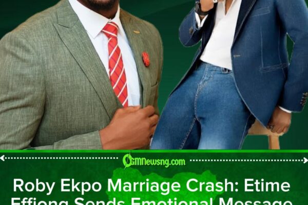 Etime Effiong Reacts to Roby Ekpo and Mayowa Divorce After 11 Years, Says “Jesus Got You Brother