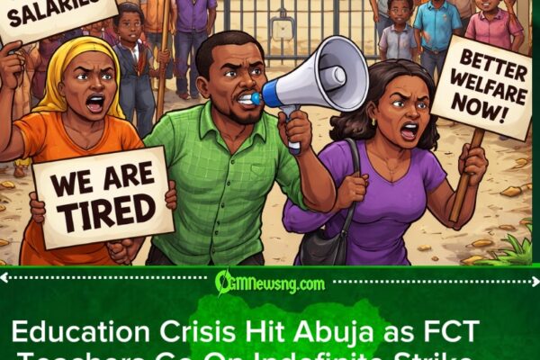 FCT Teachers Begin Indefinite Strike, Schools Shutdown As Dem Protest Unpaid Allowances