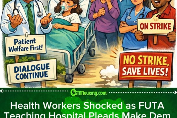 FUTA Hospital Dey Beg Health Workers: “No Make Patients Suffer, Shelve Your Strike!