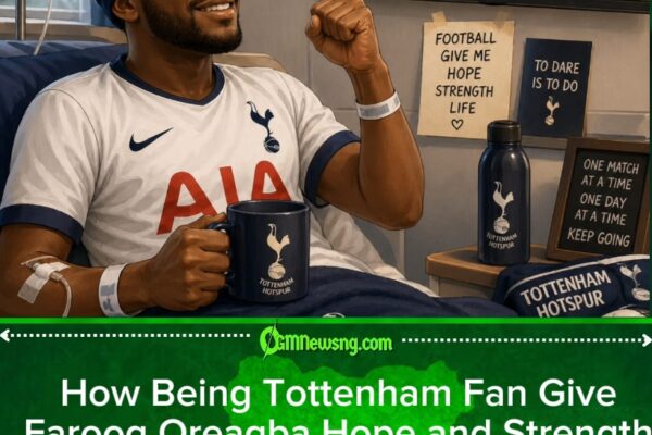 Tottenham Fan Farooq Oreagba Reveal How Football Help Am Survive Cancer Battle (Inspiring Story)