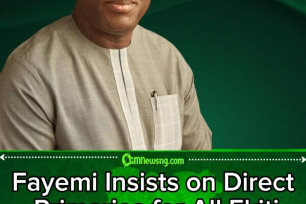 Fayemi Set Harsh Tone For Transparent Selection: All Ekiti APC Aspirants Must Face Direct Primaries