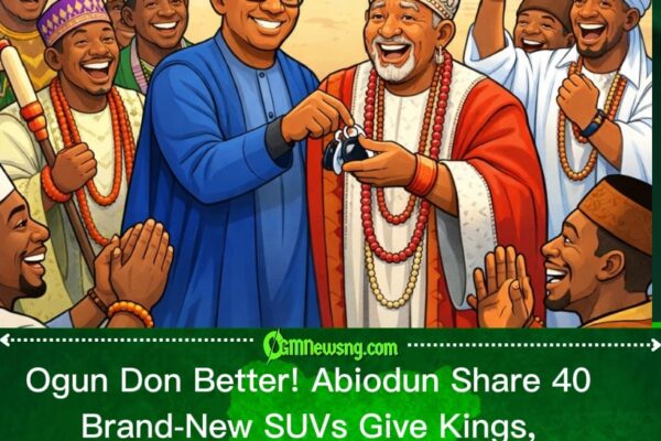 Governor Abiodun Don Gift Ogun Traditional Rulers 40 Brand-New SUVs, Mon Boost Royal Movement