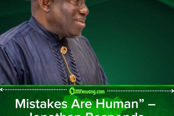 Jonathan Defends Record, Tells Atiku: “I Made Mistakes, But Did My Best”