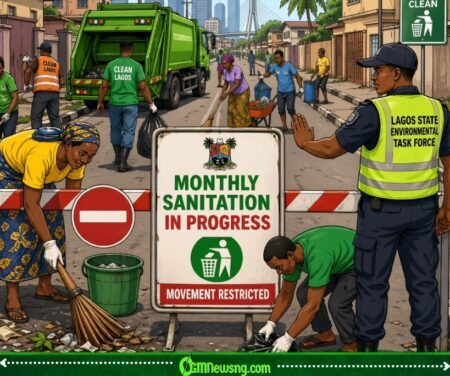 Lagos State Goverment Don Resume Monthly Sanitation, Movement Go Dey Restricted for Saturday