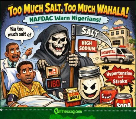 NAFDAC Warn Nigerians Say Packaged Food Dey Push BP & Stroke Up Like Fuel Price. :Too Much Salt, Too Much Wahala: