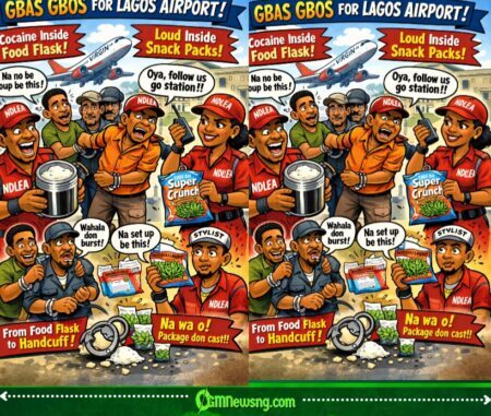 NDLEA Burst Drug Smugglers for Lagos Airport: Cocaine for Flask & Loud for Snack Pack No Pass Gbas Gbos Check