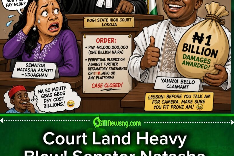 Court Gbas Gbos! Senator Natasha Must Pay ₦1bn for Defamation of Yahaya Bello