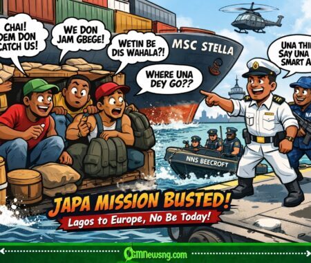 Navy Catch Three Stowaways Wey Try Japa Go Europe Through Lagos Ship – Gbas Gbos for Sea