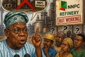 Obasanjo Tok Say NNPC Refinery No Go Ever Work Again, E Shock Many Nigerians