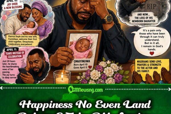 Pain No Get Part Two” — Actor Patrick Doyle Speak After Losing Newborn Baby Just 24 Hours After Birth