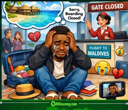 Peller Maldives Trip Fails After Missed Flight, Nigerian TikToker Reacts in Painful Video