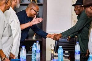Peter Obi Visits Goodluck Jonathan With South-East Elders