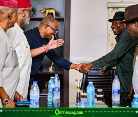 Peter Obi Visits Goodluck Jonathan With South-East Elders