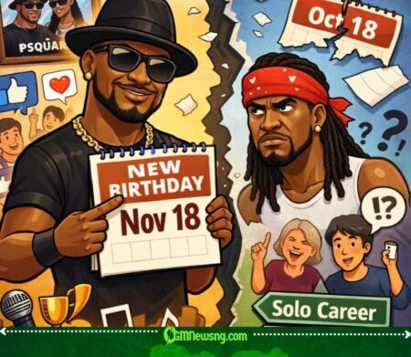 Peter Okoye Shocks Fans as Him Change Birthday, Dumps Date Wey Him Share With Twin Brother