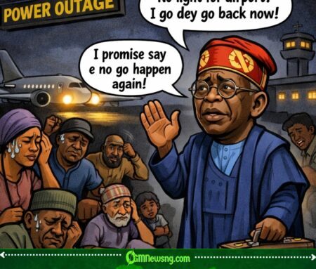 President Bola Tinubu No Fit Give Us Anything, But E Promise Make Airport Wahala No Repeat