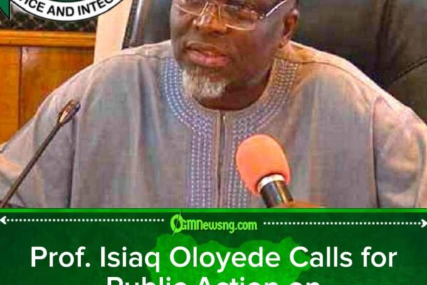 Prof. Isiaq Oloyede Urges Students to Protest Admission Bias