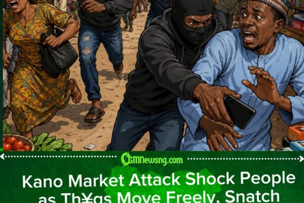 Thugs Take Over Farm Centre Market for Kano Like Say Security No Dey Again—Who Dey Protect Traders?