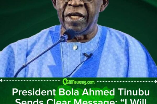 President Bola Ahmed Tinubu Says He Will Not Be Intimidated by Opposition