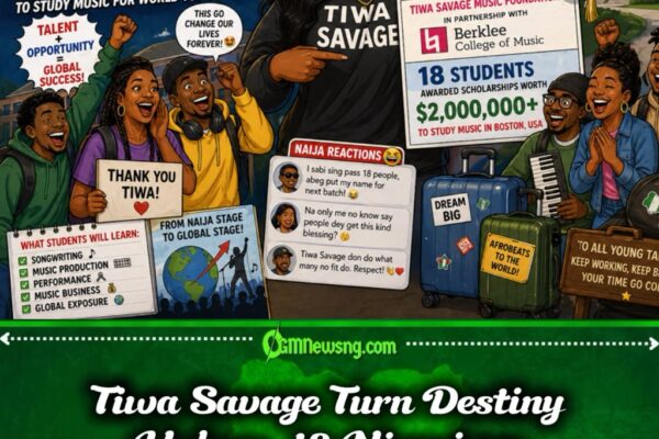 Tiwa Savage Foundation Dash 18 Students $2 Million Scholarship to Study Music for Boston – Naija Talent Dey Go Global!