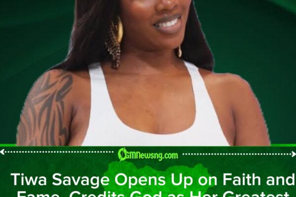 Tiwa Savage Reveals Powerful Secret Behind Her Success, Says “I Look Up to God for Inspiration