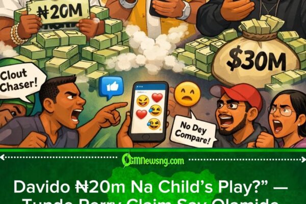 Na Lie or Real?” — Nigerians Drag Tunde Perry As Him Compare Davido ₦20m With Olamide $30m Gift
