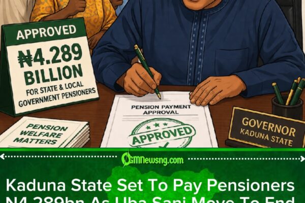 Kaduna Gov Uba Sani Approve N4.289bn To Clear Pension Backlog For State & Local Govt Retirees