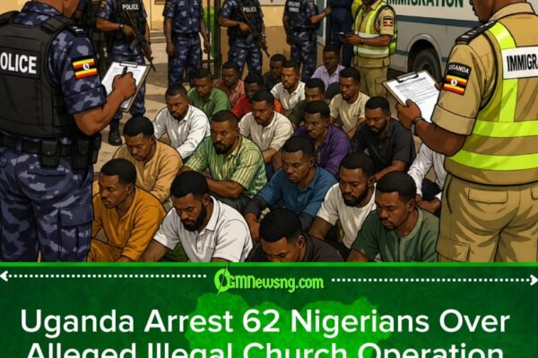 62 Nigerians For Trouble As Uganda Authorities Bust Alleged Illegal Church Network and Immigration Offence