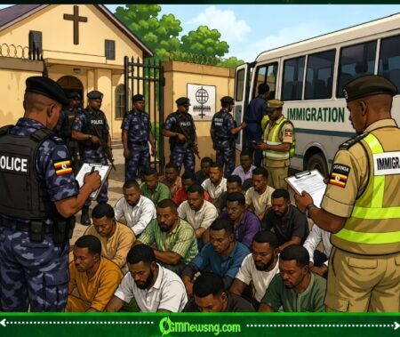 62 Nigerians For Trouble As Uganda Authorities Bust Alleged Illegal Church Network and Immigration Offence
