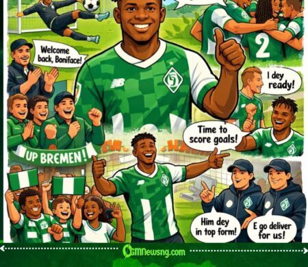 No Time to Play” – Victor Boniface Don Return Werder Bremen, Critics Dey Talk Say Him Go Struggle