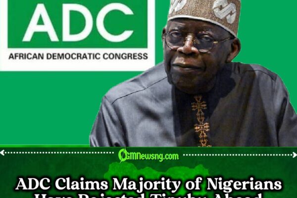 ADC Declares Tinubu Has Lost Support of Most Nigerians