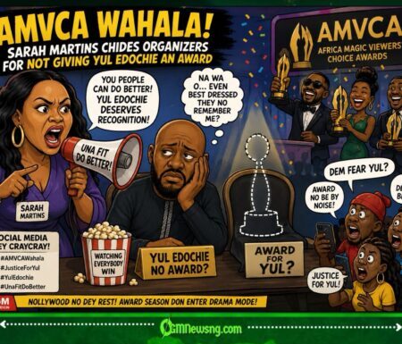 AMVCA Wahala”: Sarah Martins Ask Why Yul Edochie No See Award Love