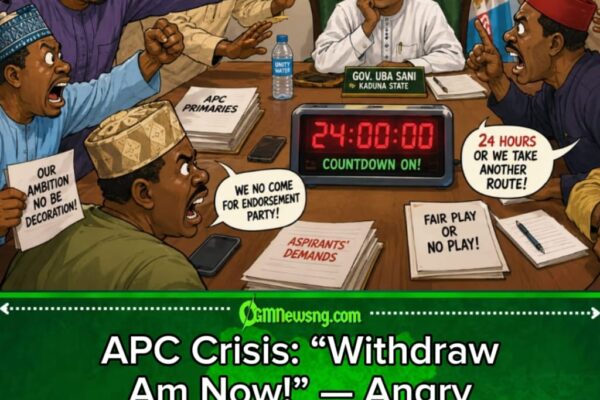 Na Election Abi Appointment Letter?” — APC Crisis Explodes As Kaduna Aspirants Give Gov Sani 24-Hour Warning