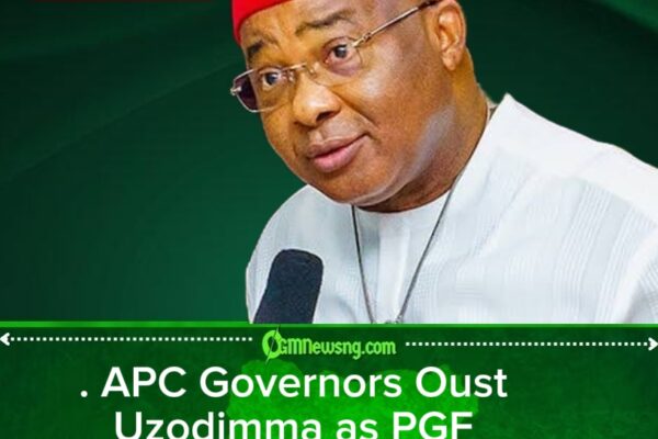 APC Governors Remove Uzodimma as PGF Chairman After Tinubu Nomination Event