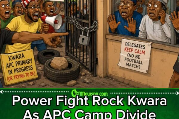 No Seriki-Gambari, No Vote!” — APC Primary Turn Kwara Secretariat To Political Escape Room