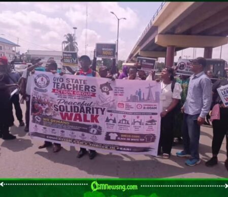 Abduction Protest Erupts in Ibadan as Teachers Demand Rescue of Ogbomoso Pupils